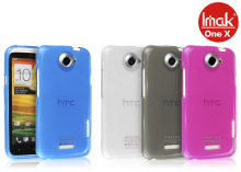 imak htc one x手机套  保护套 磨砂套 S720E 清水套+膜
