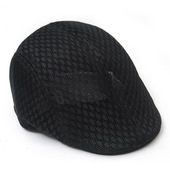 Amoy gold hat male influx of Korea in spring and summer breathable mesh beret cap, sun hat