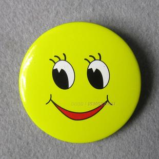笑脸胸章胸牌微笑服务牌胸徽员工牌专拍 厂家