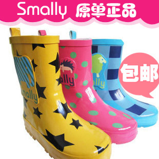  Smally儿童雨鞋  韩国外贸原单 超潮时尚 男童女童 宝宝雨靴 包邮