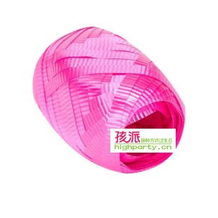  孩派HighParty生日用品/生日聚会用品/生日派对/亮粉反光彩带6个