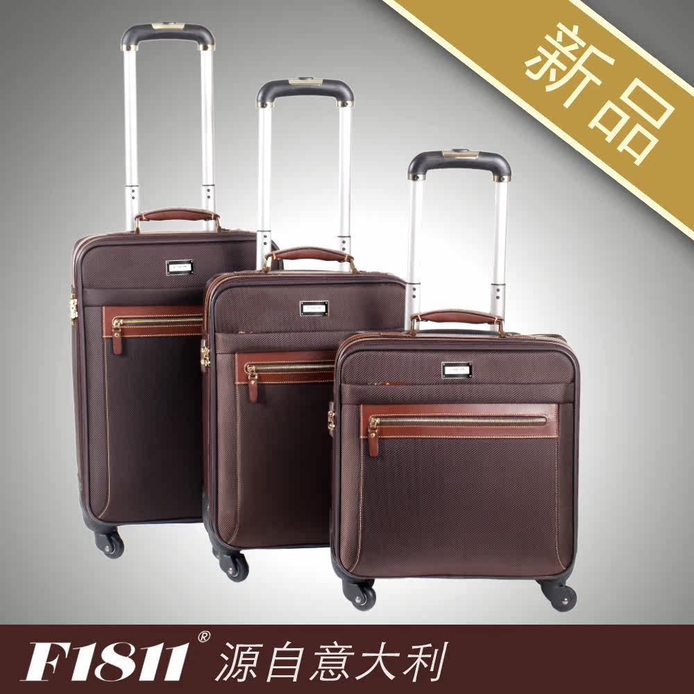 713.00元【VIP特价】F1811商务 拉杆 箱 16 18 20寸万向轮行李 箱 登机旅行 箱 包