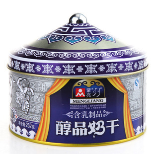  内蒙特产 蒙亮奶酪 醇品奶干252克*2 铁盒装 含乳制品