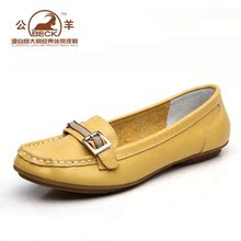BECK公羊 女鞋平底平跟2012夏季新品休闲百搭淑女单鞋子牛皮21283