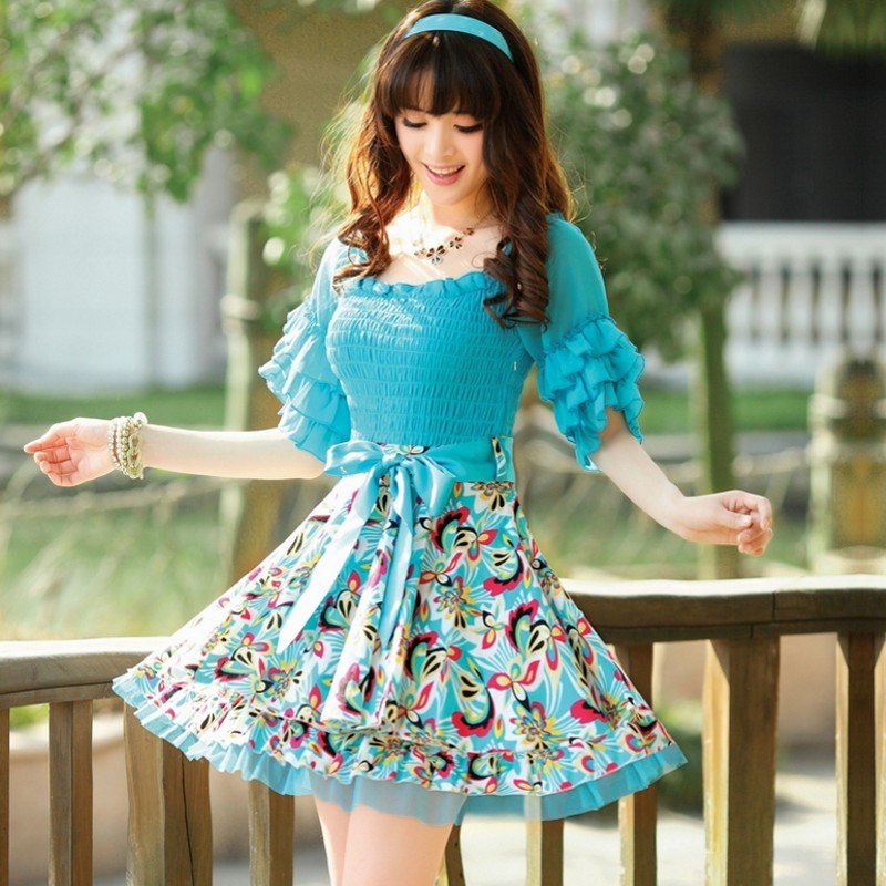 韩版品质女装雪纺...