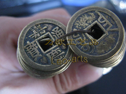全铜五帝钱币/清仿古铜钱/古钱币/嘉庆通宝 2.5cm