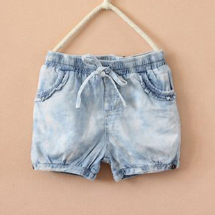 新品上市 韩版童装女童夏季热裤 <em>童牛仔短裤</em> 超