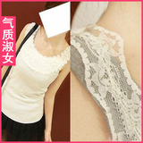 韩版2012春装女装新款时尚百搭立体玫瑰吊带背心双金冠店T335