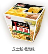 【微波意面】日清/芝士培根风味意面113g/盒