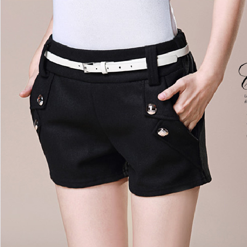 2013<em>新款</em>秋<em>冬季短裤</em> 毛呢<em>短裤</em> <em>女装</em>韩版中腰大