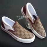 <span class=H>GUCCI</span> 古驰 春夏新款 风手绘双色男士帆布鞋 休闲鞋 板鞋 二色