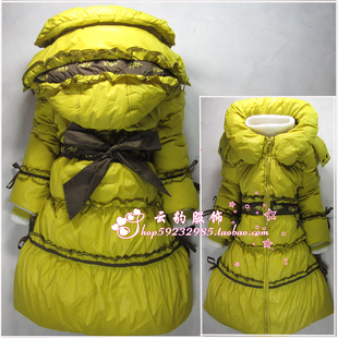  反季促销 新 儿童羽绒服 中长款女童羽绒服  YBT8815款