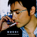冲双冠B GUCCI古驰近视眼镜架半框眼镜框镜架镜框