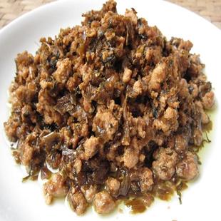  私房菜（芽菜炒肉沫）肉臊子 四川泡菜类 咸菜 榨菜 小菜下饭菜