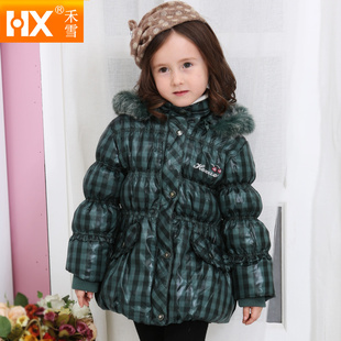  冬装禾雪正品新款儿童女童羽绒服 女小童羽绒服宝宝羽绒服