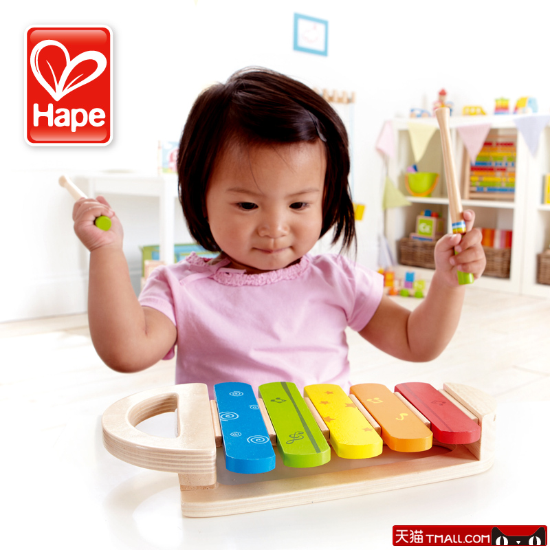 Hape Small xylophone Knock piano baby Early education Baby children 1-3-6 culture Musicality wooden Puzzle Toysin the Toy/Childs/Puzzle/Building block/Model , Musical toy/Children's Musical Instruments , Knock piano category - from Buy2taobao.com to provide professional Taobao agent buy service