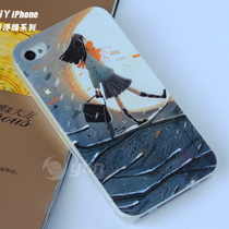 天猫 iphone4手机壳 浮雕外壳手机套 iphone4s手机壳 苹果4手机壳
