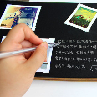  天工场 DIY相册相簿配件 银色笔书写笔 diy像册影集手工制作必备