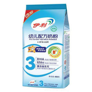  【天猫年货】伊利普装幼儿配方奶粉 3段 400克 盒装