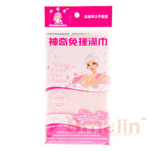 小明星神奇免搓澡巾弹力型女士用洗澡巾轻松省力不伤皮肤买三包邮