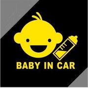 汽车反光贴汽车个性，贴汽车警示贴babyincar个性警示贴