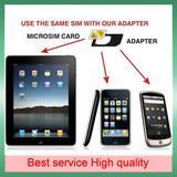 苹果ipad 3G iphone 4g迷你卡microsim适配器迷你SIM卡裁剪剪卡器