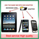 苹果ipad 3G iphone 4g迷你卡microsim适配器迷你SIM卡裁剪剪卡器