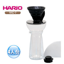 咖啡天堂◆原装日本哈里欧HARIO急冷式冰旋风咖啡壶VIC-7玻璃冰滴