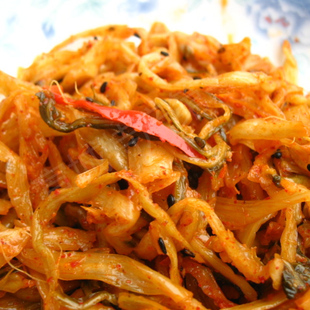  夏季推荐美味 香菜心 安徽宣城土特产下饭开胃小菜腌制菜芯 袋装