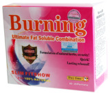 burning红盒强效减淝正品日本绿素减淝产品肚子瘦腿腰减肥药碱肥