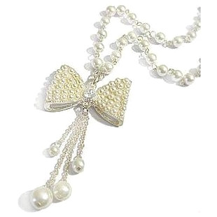 毛衣链长款韩版蝴蝶结...