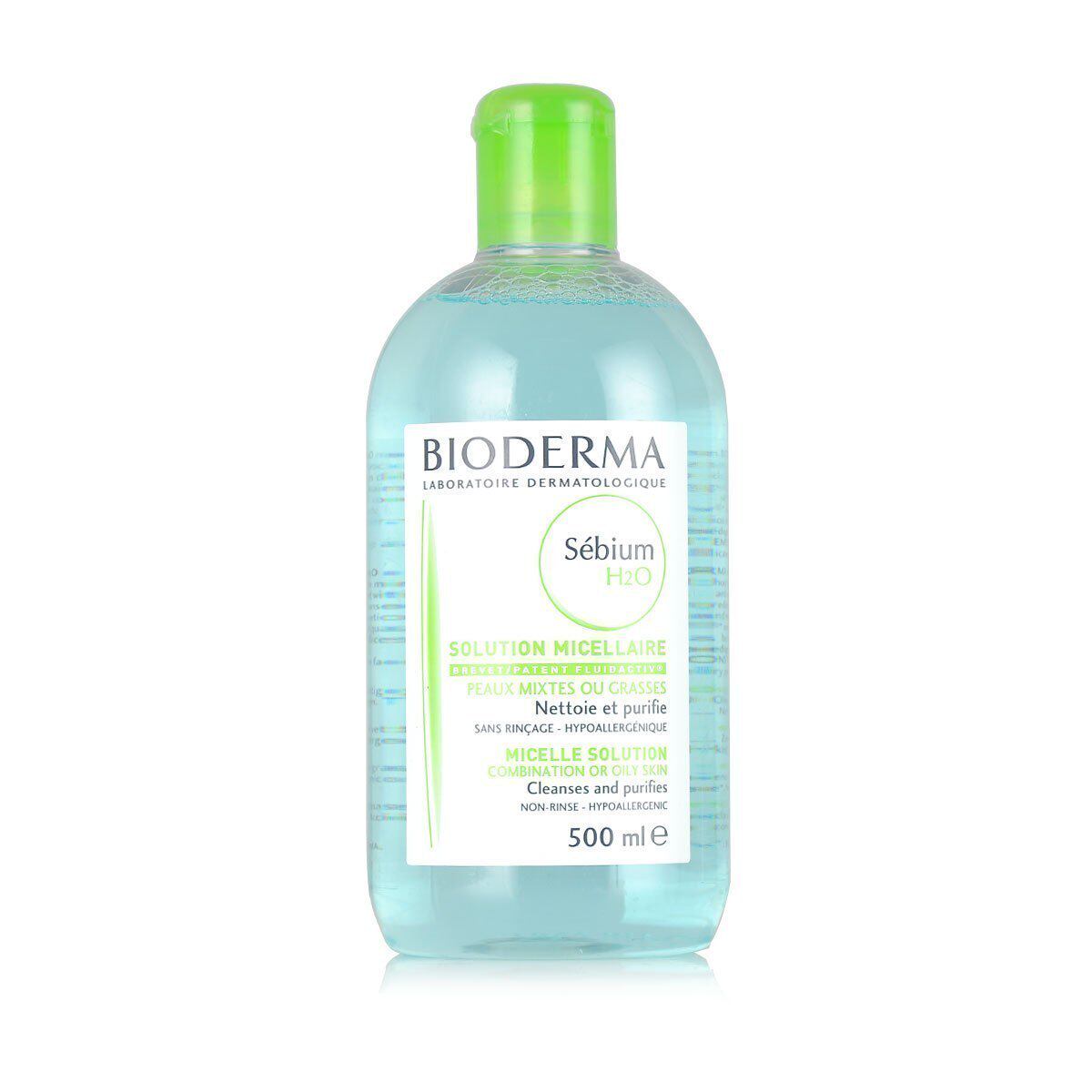 正品 贝德玛舒妍洁肤液(蓝)500ml 补水保湿控油卸妆水 脸部清洁