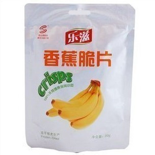 满188包邮 乐滋冻干香蕉脆片 香蕉原味脆脆的40G正宗 好吃美味