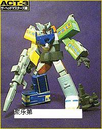 变形金刚pvc日版ACT雷电-新干线组合\/列车组