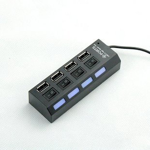 2.0 USB HUB一分四USB集线器4口排插带开关 USB一分四四开关带灯在类目 3C数码配件, USB电脑周边, USB HUB/转换器中 - 来自Buy2taobao.com提供专业的淘宝代购服务