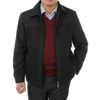 中老年男装秋冬款<em>中年男士外套</em>加绒加厚夹克爸