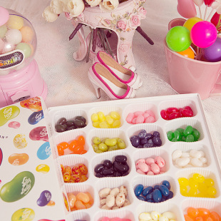  Jelly Belly 吉力贝20种口味糖果 250g/盒 进口软糖 水果汁软糖