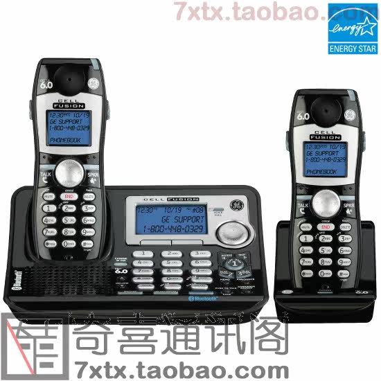 蓝牙电话 通用GE28128/9 DECT6.0数字无绳电话 手机/固话双接打