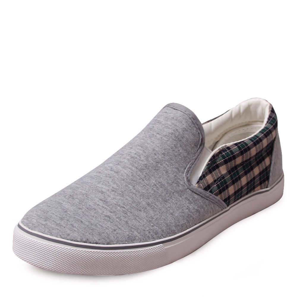 男生帆布鞋韩版...