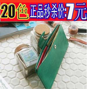 恐怖<span class=H>钱包</span>恐怖销量！2012新款OL仿真皮韩版男女式长款超薄<span class=H>钱包</span>卡包