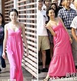 非诚勿扰2舒淇同款波西米亚 长裙 吊带裙沙滩裙连衣裙 风格长裙子