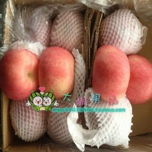  {大鹏果品}陕西冰糖心红富士苹果5.5KG装原箱 脆甜条红 新鲜水果