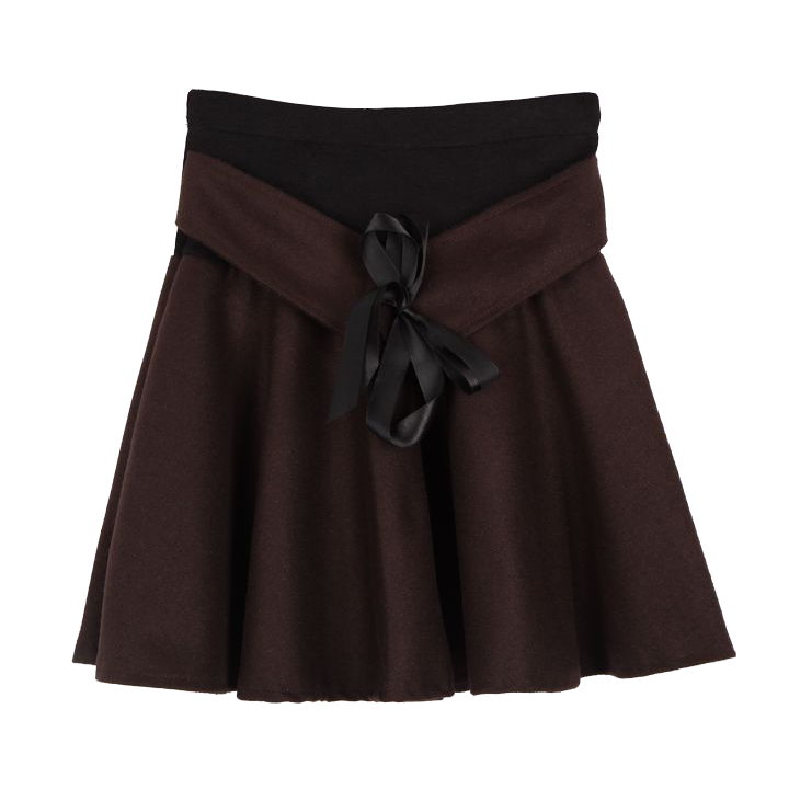 时尚半身裙毛呢裙新款...