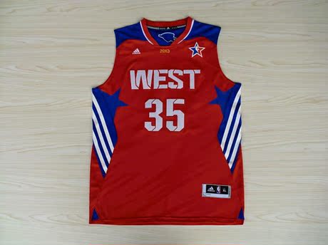 2013全明星NBA球衣雷霆队35号杜兰特durant