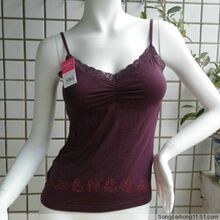 特价!莫代尔带胸垫(BRA)女打底吊带背心打底衫吊带衫小吊带小背心