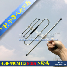 U段八木430-440|435MHz 8dBi手持定向天线HAM对讲机广播 手台伴侣