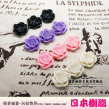 SZH11出口日本 热卖17mm平底玫瑰花 1.4元/个 手机美容 贴钻DIY