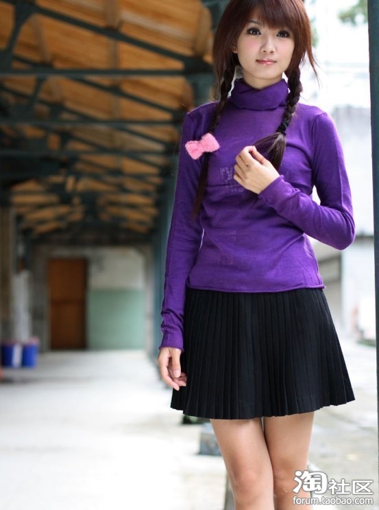 【超级买家秀】紫色女孩<em>丁香花</em>! ■<em>美女</em>果果夏