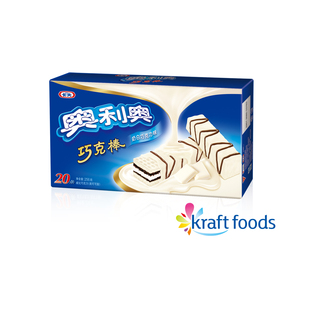  【天猫超市】奥利奥饼干 巧克棒家庭装牛奶味12.8g*20