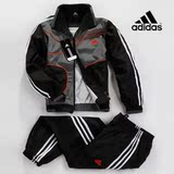 2011新款儿童秋装正品品质阿迪达斯运动套装校服班服运动服男女款